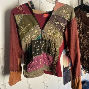 AVATAR Patch Work Zip Up Jacket